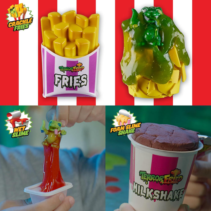 Terror Fried 08094 Slimy Box, When Fast Food Goes Bad, Gross collectables with Slime, Boys Aged 4-10, Multiple Compound Play, Multicolour