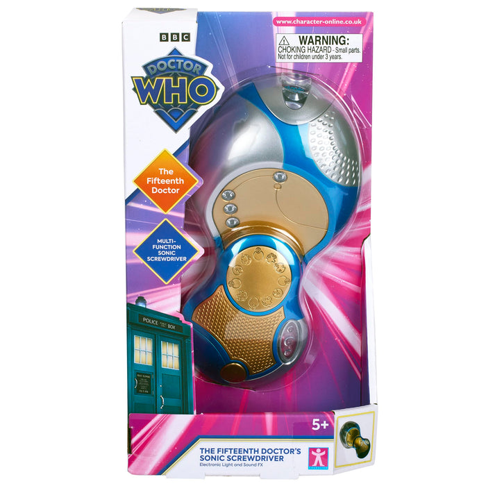 Doctor Who 08246 Fifteenth Sonic Screwdriver Toy Official Merchandise, Multicolour