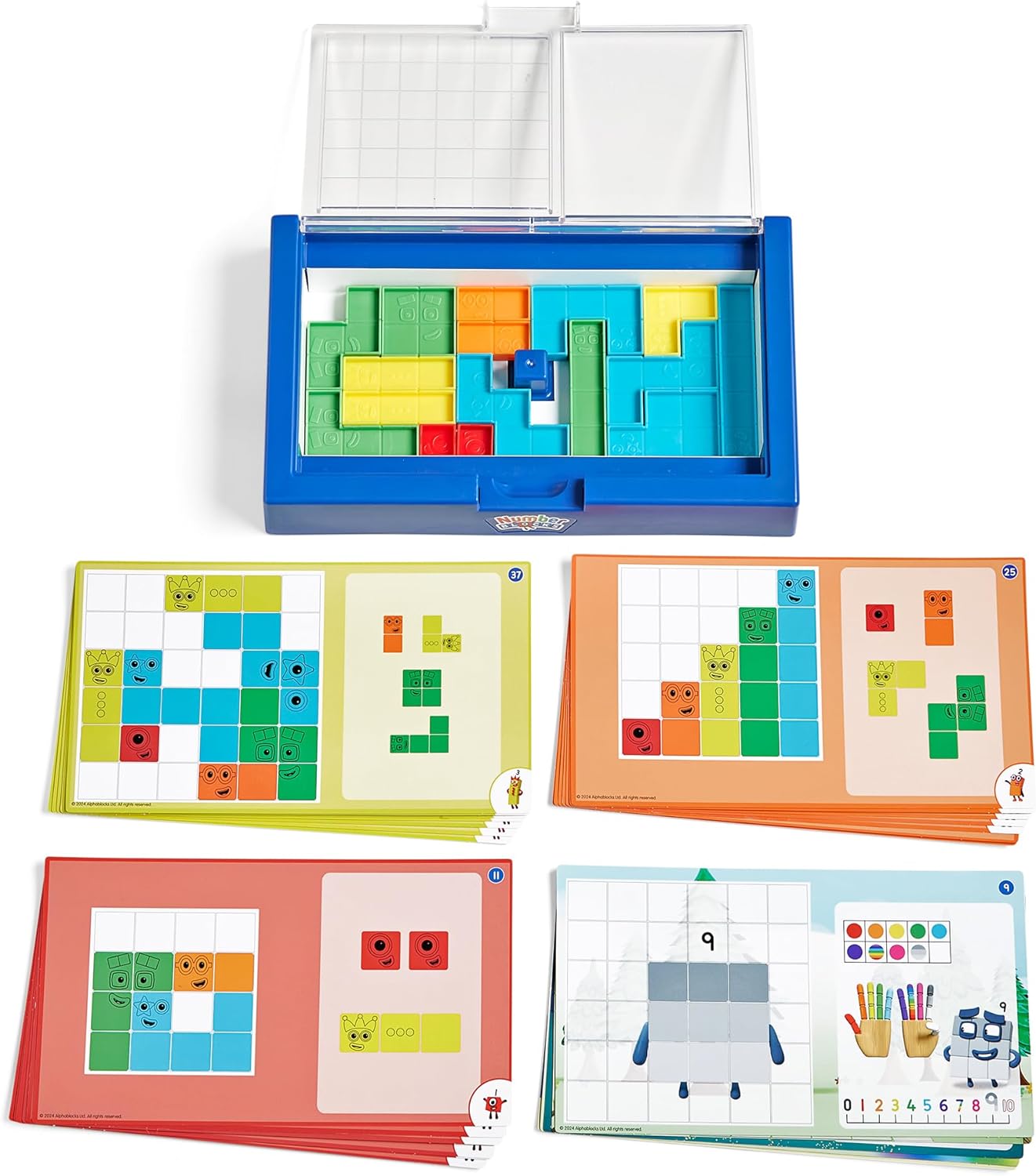 Learning Resources Numberblocks Puzzle Solver, Toys for 3 Year Old Boys and Girls, 50 Puzzles with 4 Levels of Play, Travel Games