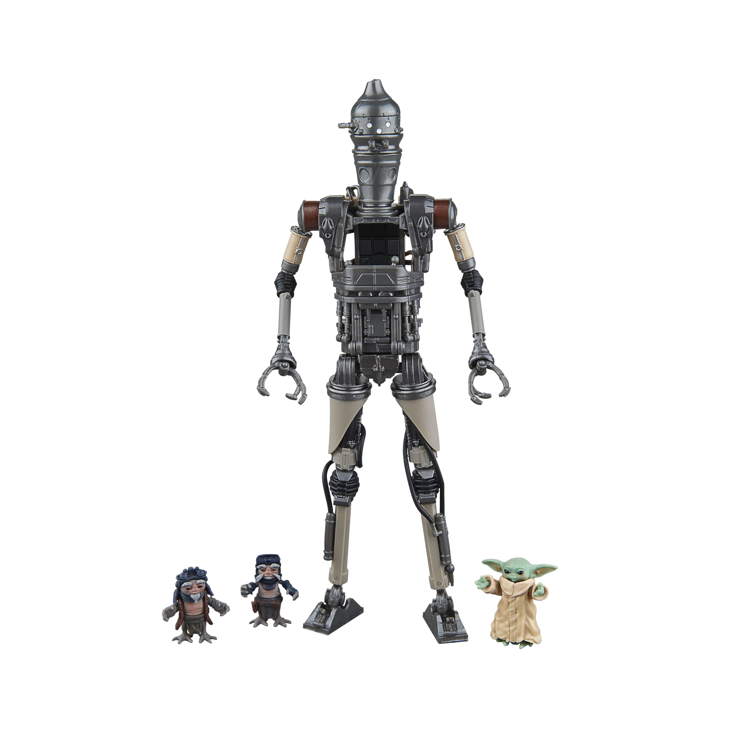 Star Wars The Black Series IG-12 & Grogu, The Mandalorian Deluxe Collectible 6 Inch Action Figure 2-Pack