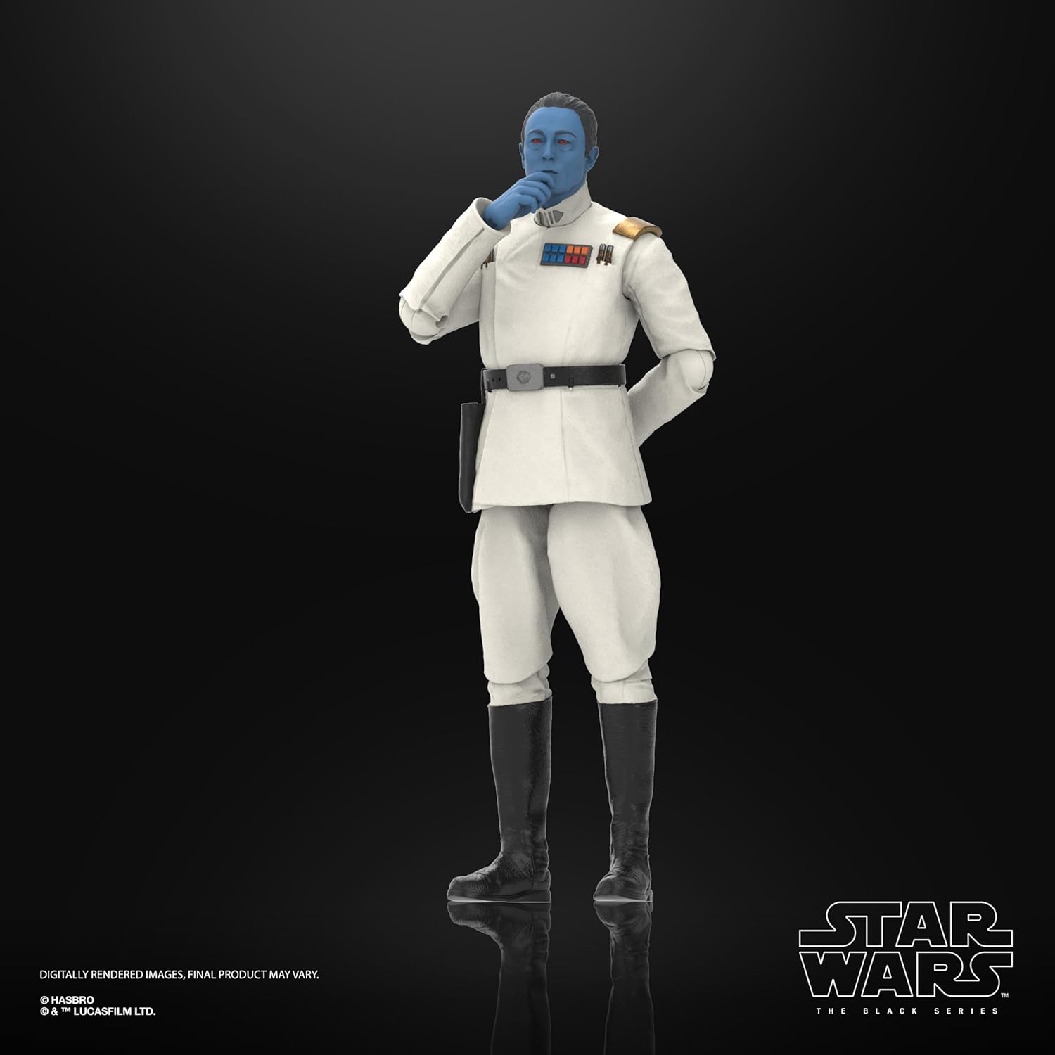 Star Wars The Black Series Grand Admiral Thrawn, Ahsoka Collectible 6-Inch Action Figure