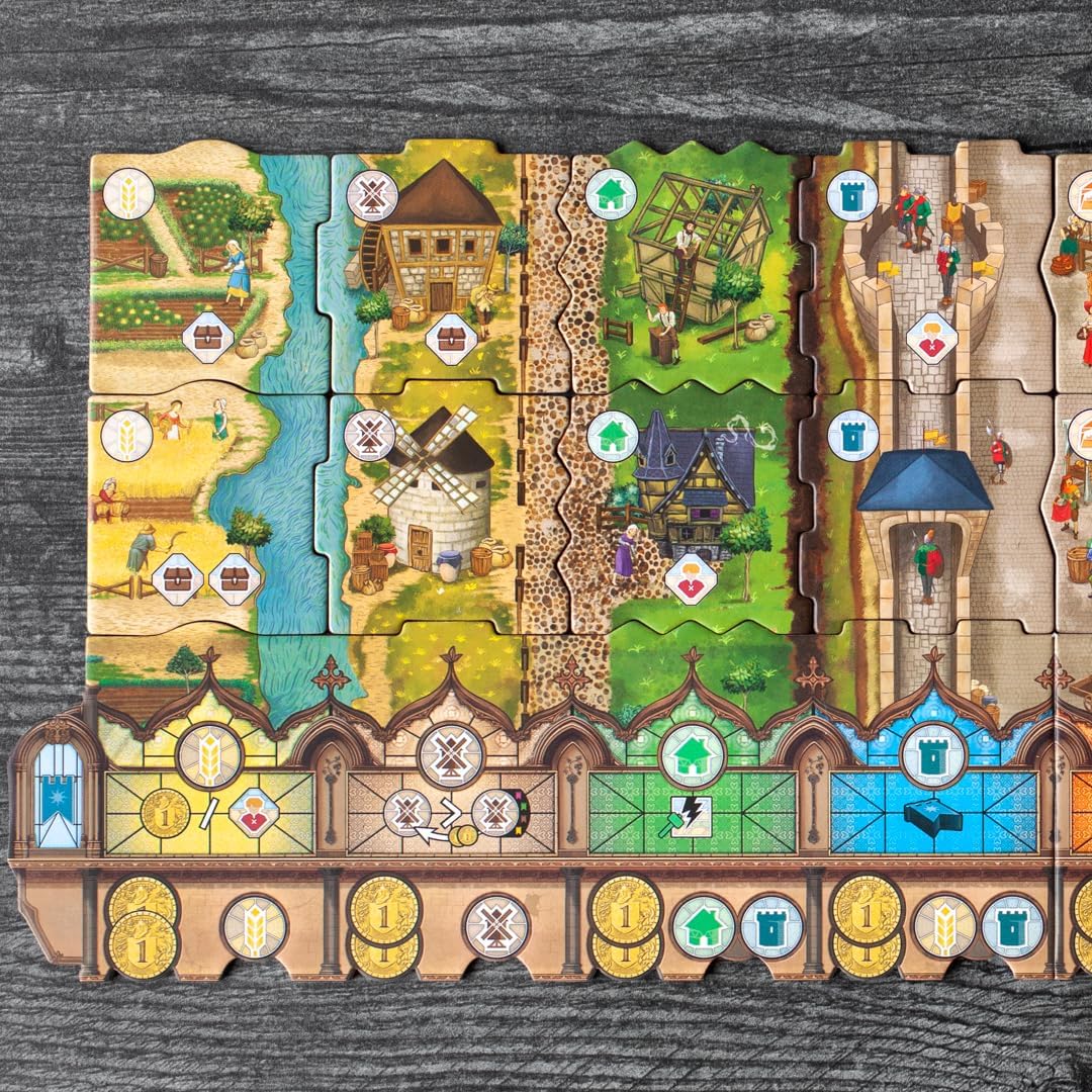 Middle Ages| Medieval Adventure Boardgame | Ages 10+ | 2 to 4 Players | 30 Minutes