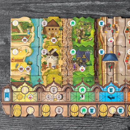 Middle Ages| Medieval Adventure Boardgame | Ages 10+ | 2 to 4 Players | 30 Minutes