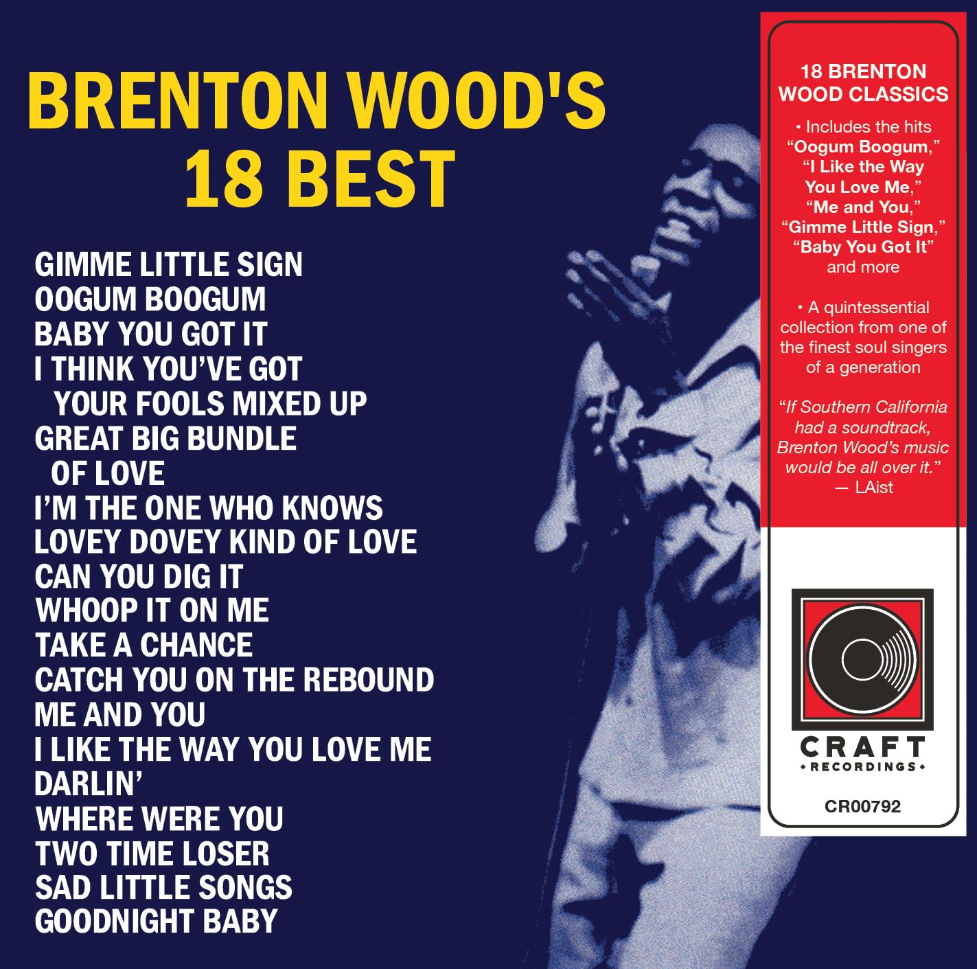 Brenton Wood's 18 Best