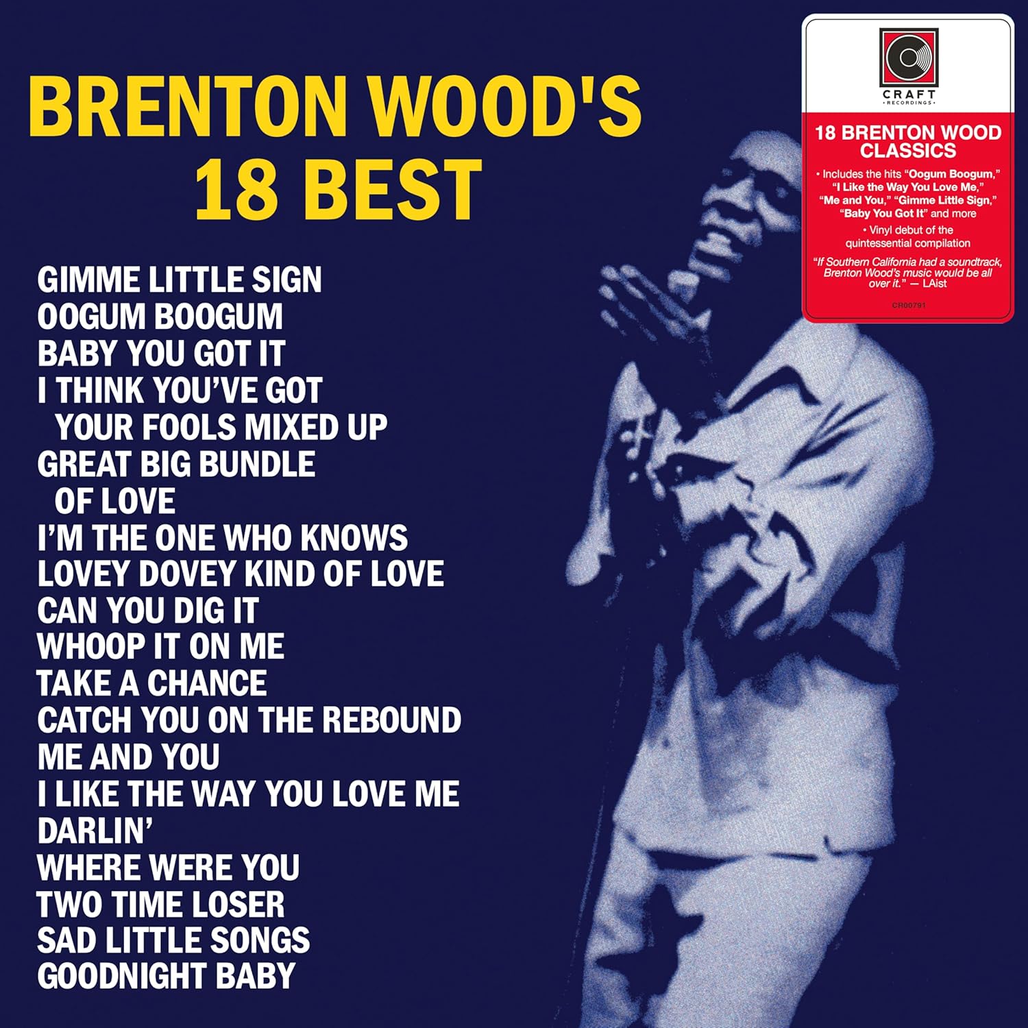 Brenton Wood’s 18 Best (Vinyl