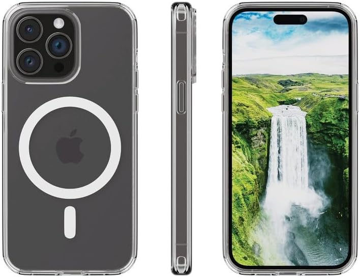 dbramante1928 Iceland Ultra D3O MagSafe Case for iPhone 15 Pro Max, Transparent