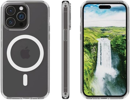 dbramante1928 Iceland Ultra D3O MagSafe Case for iPhone 15 Pro Max, Transparent