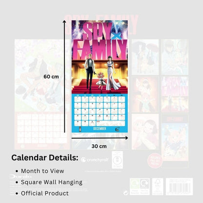 Official Spy X Family Square Calendar 2025