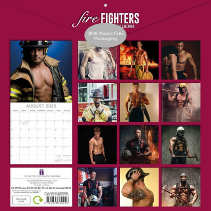 Firefighters – Feuerwehrmänner 2025 – 16-Monatskalender: Original Gifted Stationery-Kalender   (Wall-Kalender)