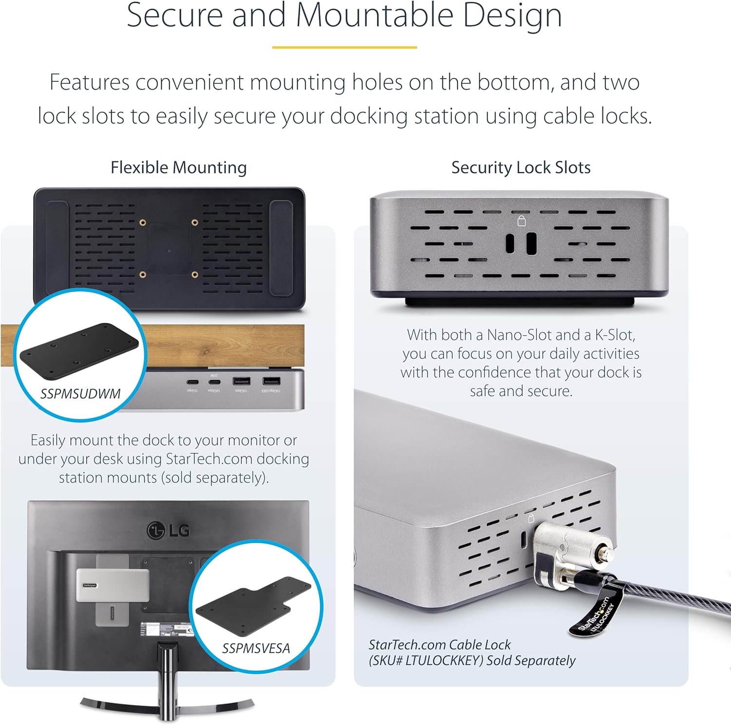 StarTech.com USB-C Docking Station (10-in-1, USB4), Up to 100W Charging for Laptop, 40Gbps Data Transfer, 2.5Gb Ethernet, Single 8K, Dual 4K Display, 6x USB (Not MacOS Compatible