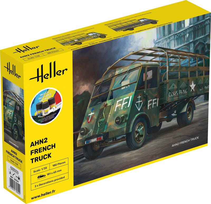 Heller 35324 STARTER KIT AHN2 French Truck 1/35