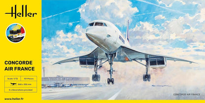Heller - 1/72 Starter Kit Concorde Air Francehel56469