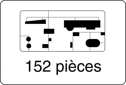 Heller HEL81070 Model Kit, 1:400 foch, 152 stuks, geschikt voor kinderen vanaf 14 jaar