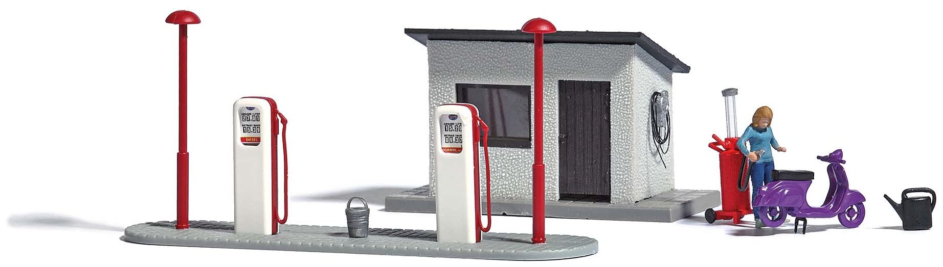 Busch - A-set: Tankstelle H0
