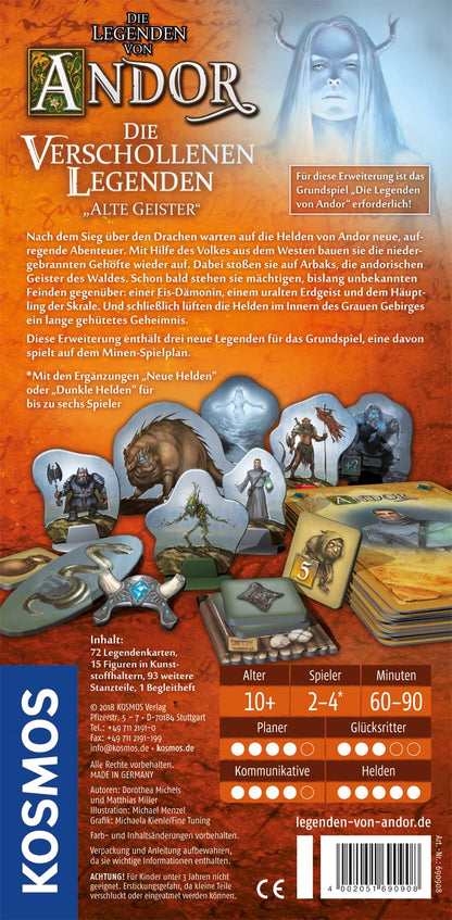 Kosmos Andor - Die verschollenen Legenden: Alte Geister. Erweiterung für das Grundspiel