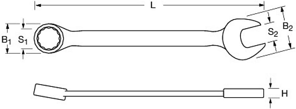 PROXXON 23910 ringsteeksleutel SlimLine grootte 10mm