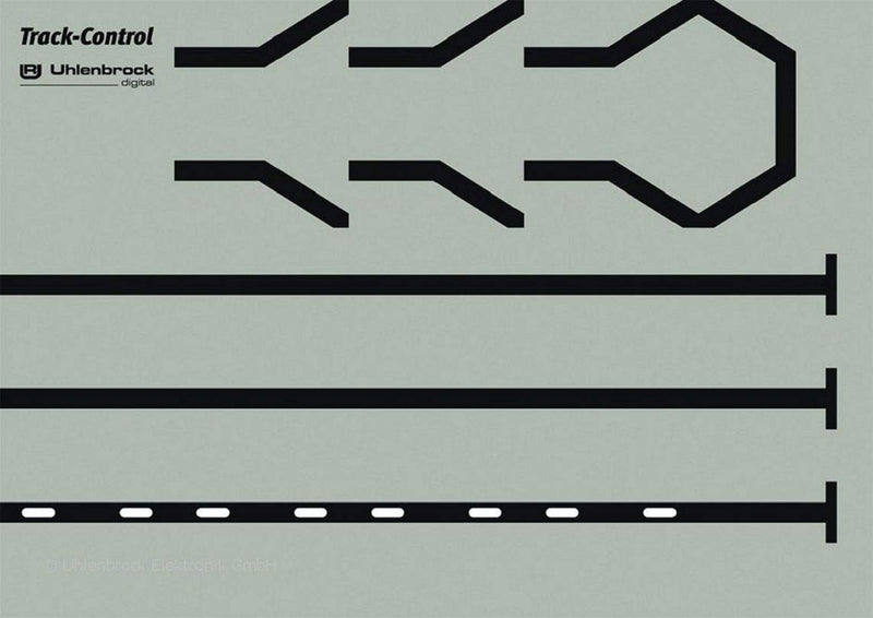 Uhlenbrock - Track-control Traject Symbool (Uh69092