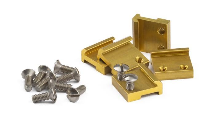 Massoth - RAIL CLAMPS G SCALE BRASS 15MM 50/PACK