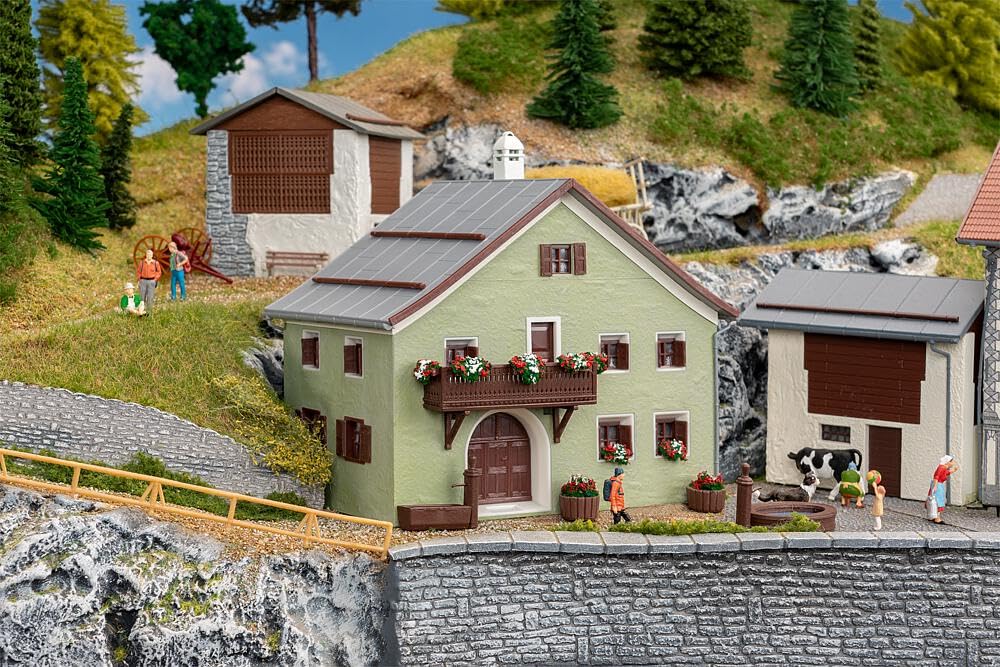 FALLER 130623 - Engadiner Wohnhaus - Spur: H0 - Häuser & Bauwerke für Modelleisenbahnen - Maßstab: 1:87