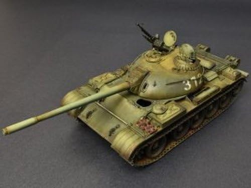 Mini Art 37009 1:35 T-54A m. Interieur-originalgetreue Nachbildung, Modellbau, Plastik Bausatz, Basteln, Hobby, Kleben, Modellbausatz, Zusammenbauen, unlackiert