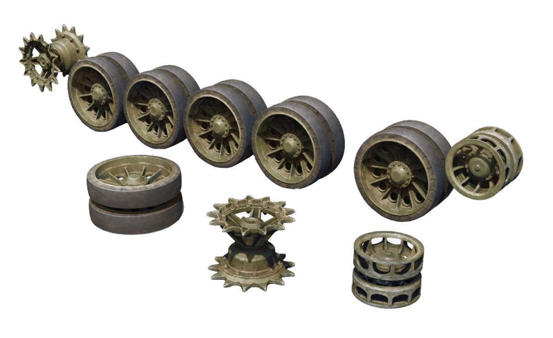 MiniArt - T-54 Wheels Set. Early Type