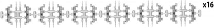 MiniArt - 1/35 T-55 Rmsh Workable Track Links Early