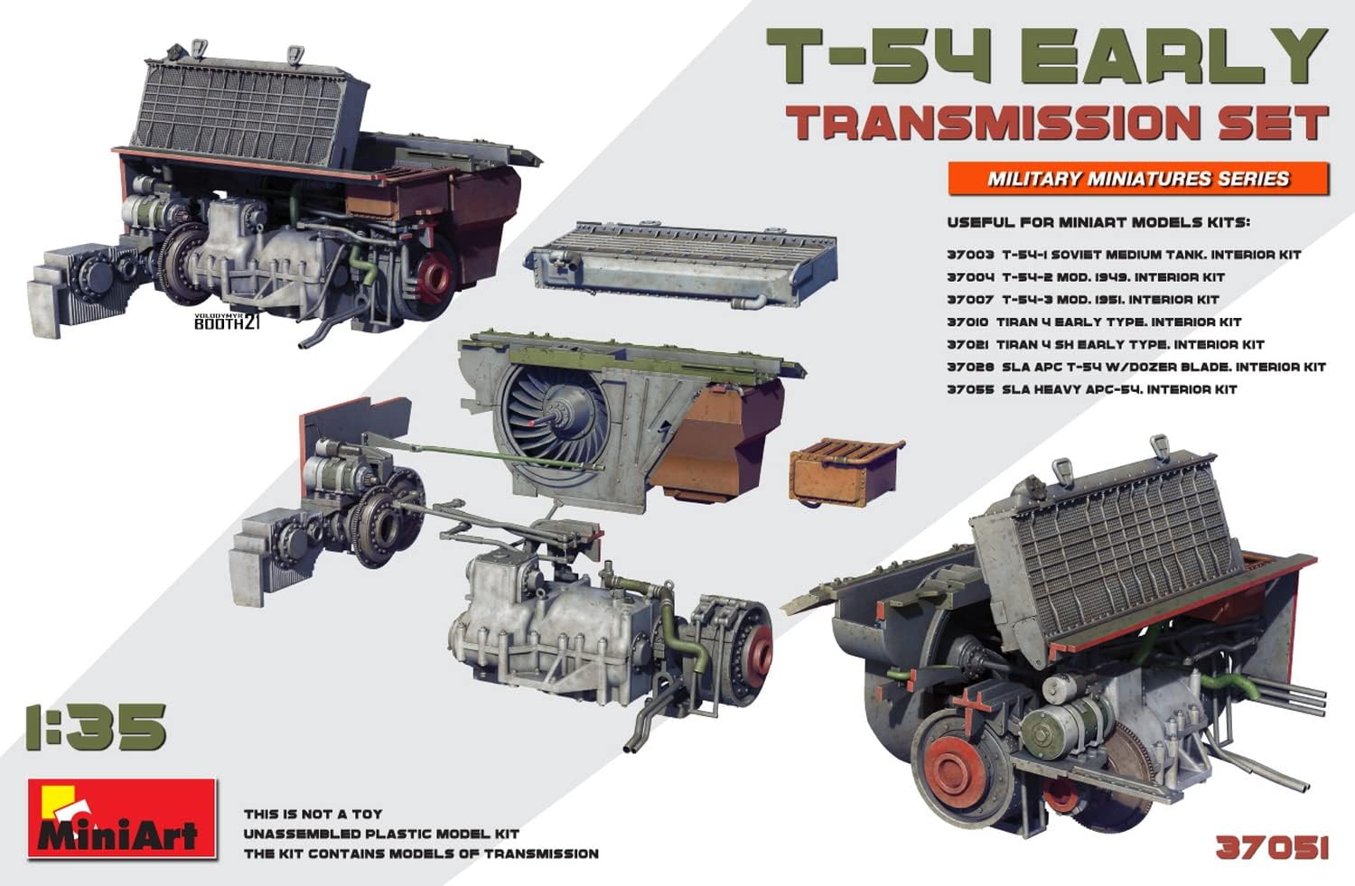 Miniart MIN37051 Plastikmodellbausatz, verschieden