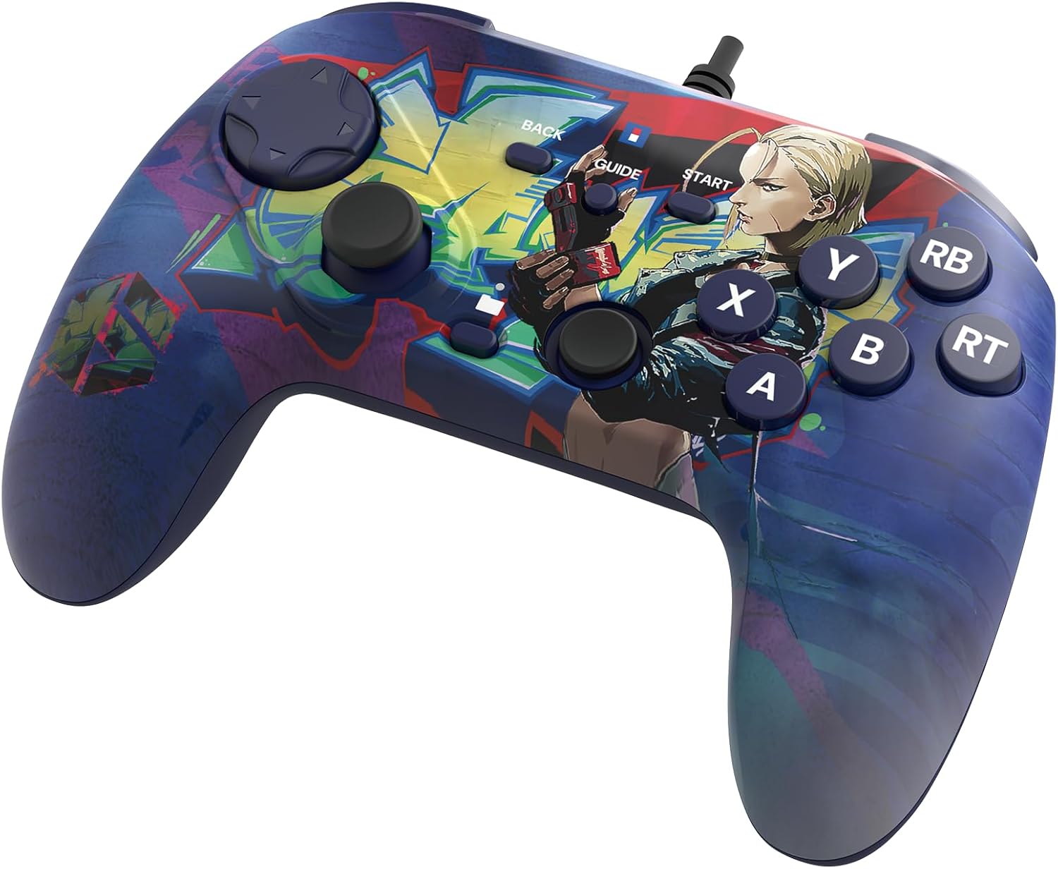 HORI Fighting Commander OCTA (Street Fighter 6 Cammy Edition) for Windows PC - Tournament Grade Wired Fightpad Officially Licensed by Capcom