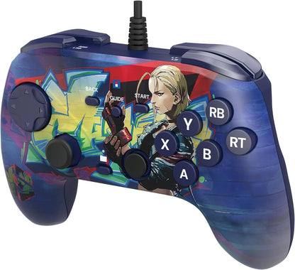 HORI Fighting Commander OCTA (Street Fighter 6 Cammy Edition) for Windows PC - Tournament Grade Wired Fightpad Officially Licensed by Capcom