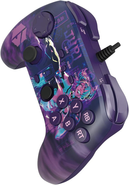 HORI Fighting Commander OCTA (Street Fighter 6 Juri Edition) for Windows PC - Tournament Grade Wired Fightpad Officially Licensed by Capcom