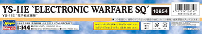 Hasegawa 10854 1/144 YS-11E Electronic Warfare Sq Modellbausatz, Mehrfarbig