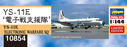 Hasegawa 10854 1/144 YS-11E Electronic Warfare Sq Modellbausatz, Mehrfarbig