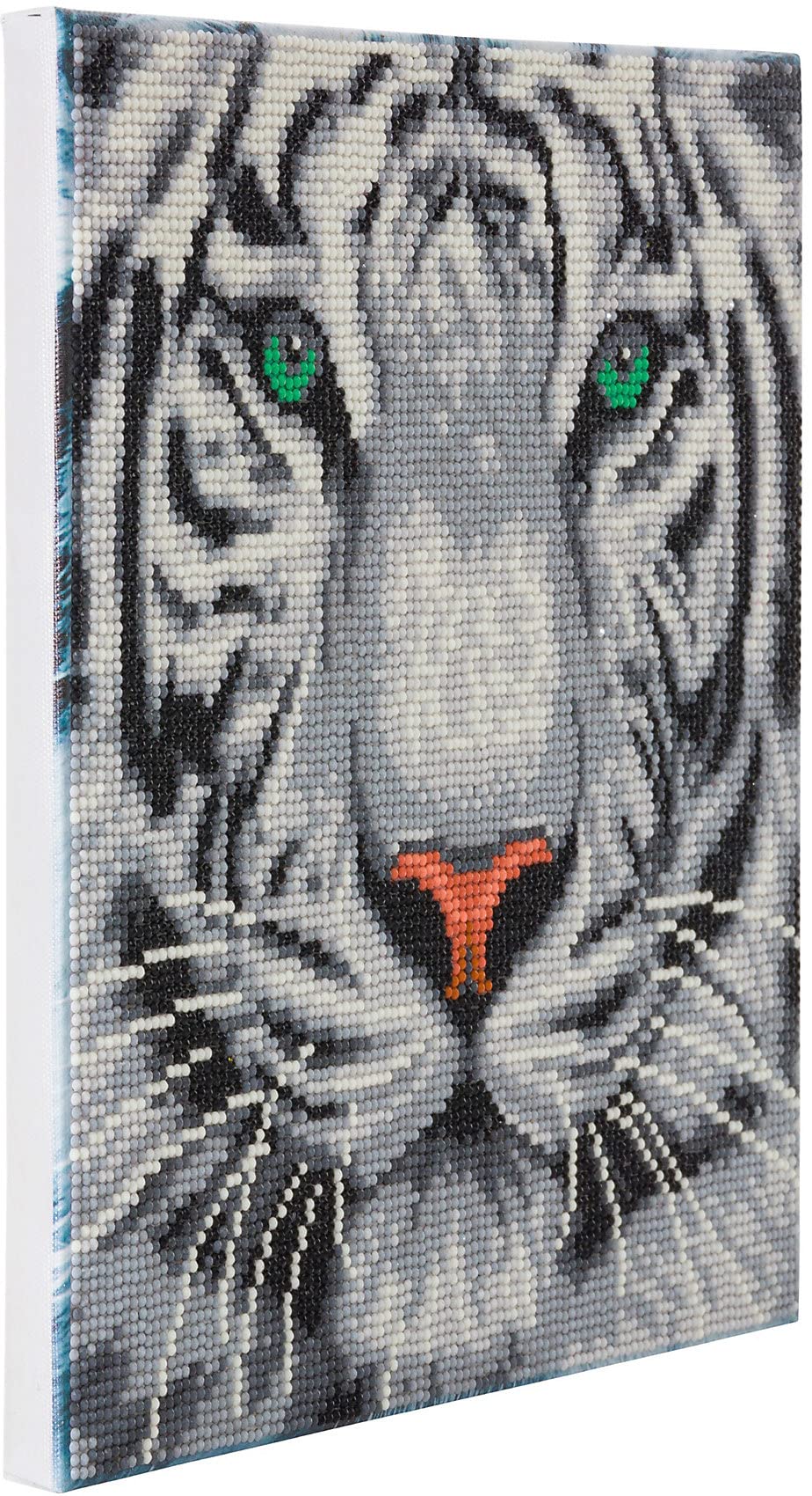 Craft Buddy Crystal Art CAK-A96M Witte Tijger, 30x30cm Crystal Art Kit
