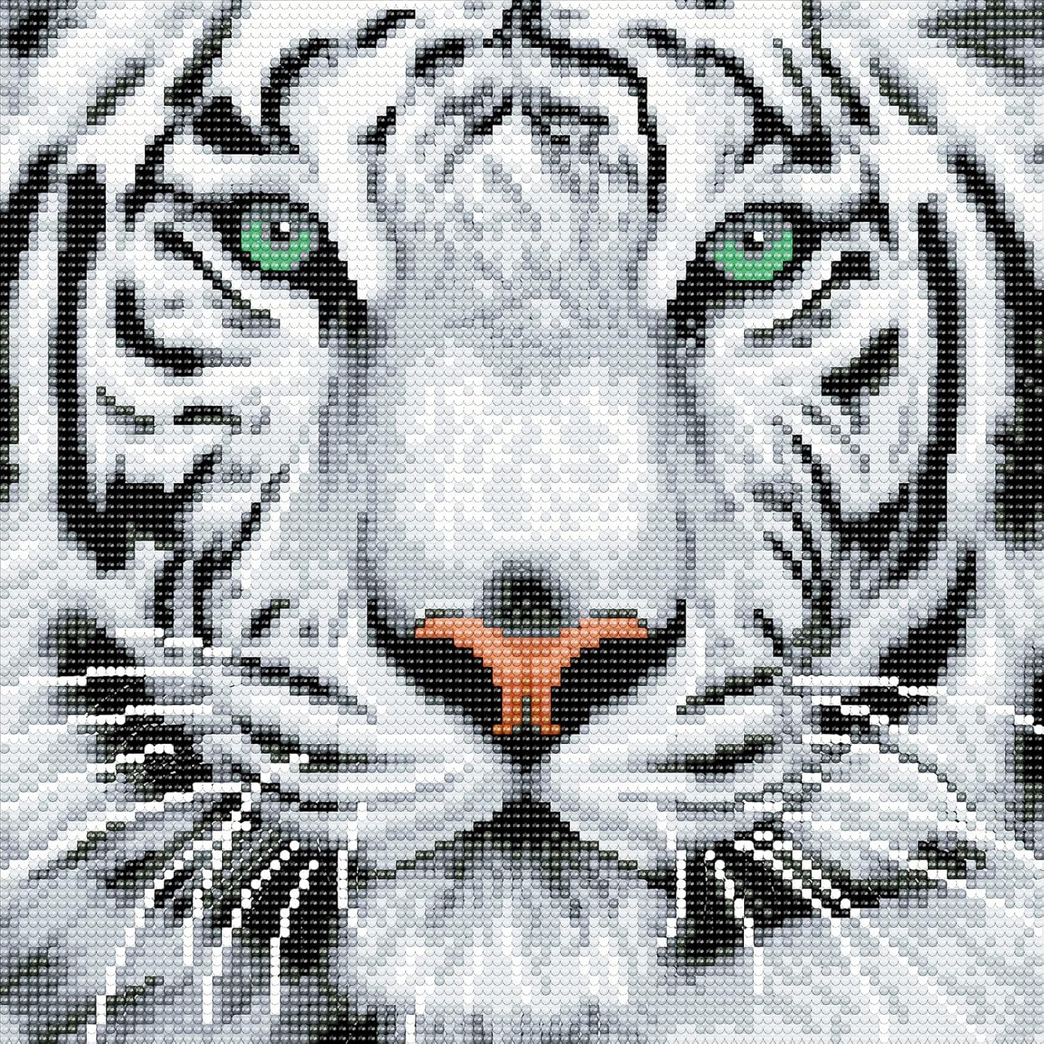Craft Buddy Crystal Art CAK-A96M Witte Tijger, 30x30cm Crystal Art Kit