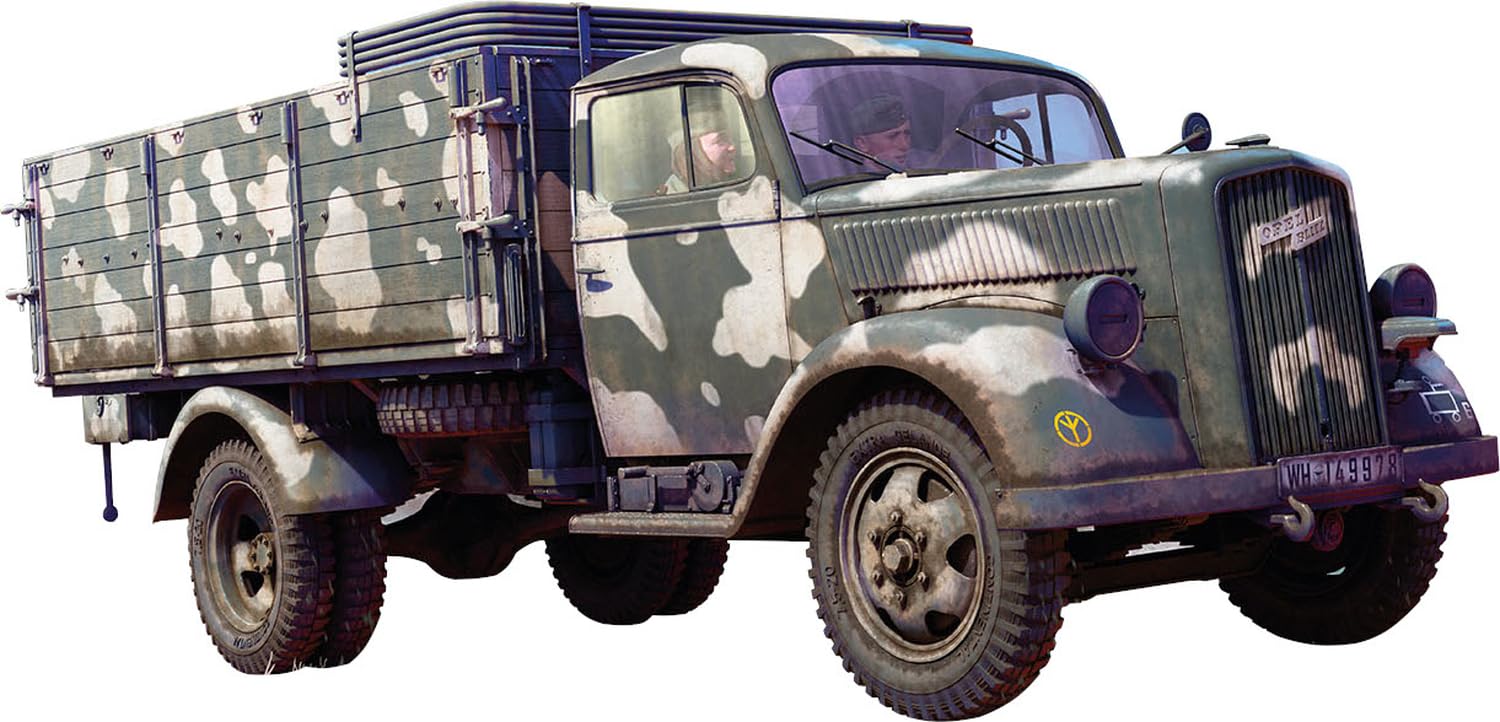 MiniArt 35445 1:35 Dt. 3t. Camion cargo primo Prod. - Replica fedele all'originale, modellismo, kit di costruzione in plastica, artigianato, hobby, incollaggio, modellismo, assemblaggio, non