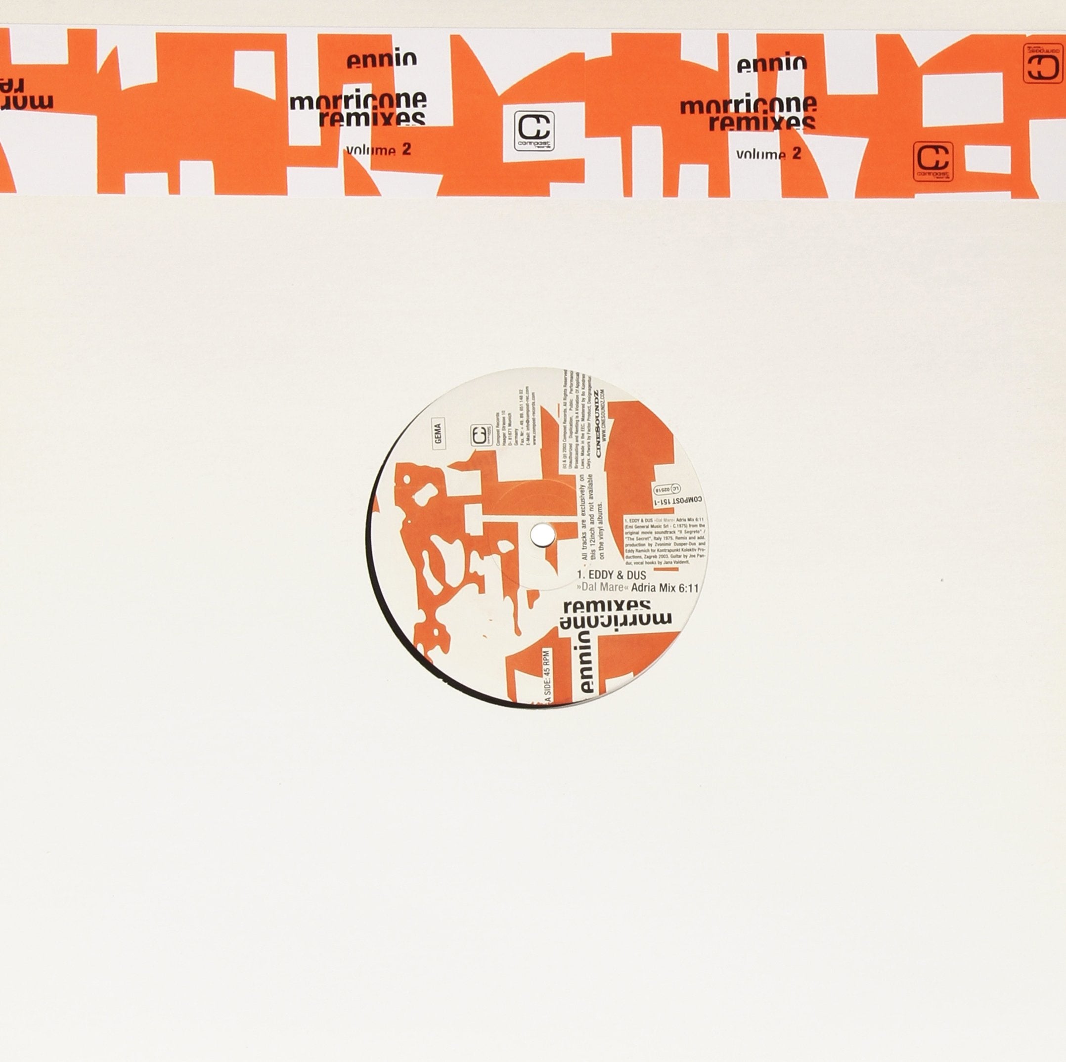 Ennio Morricone Remixes Vol.2 Ep