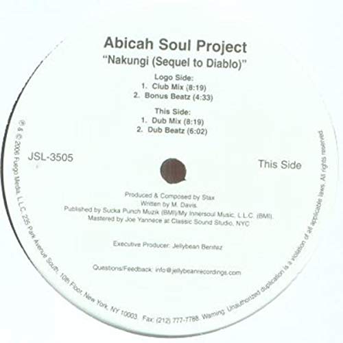 NAKUNGI - SEQUEL TO DIABLO