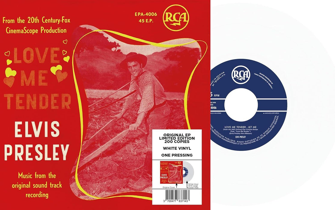 EP ETRANGER NO. 14 - LOVE ME TENDER (BELGIUM) (WHITE VINYL)