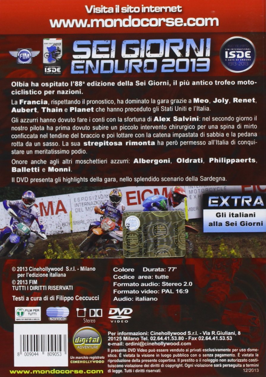 Sei Giorni Enduro 2013