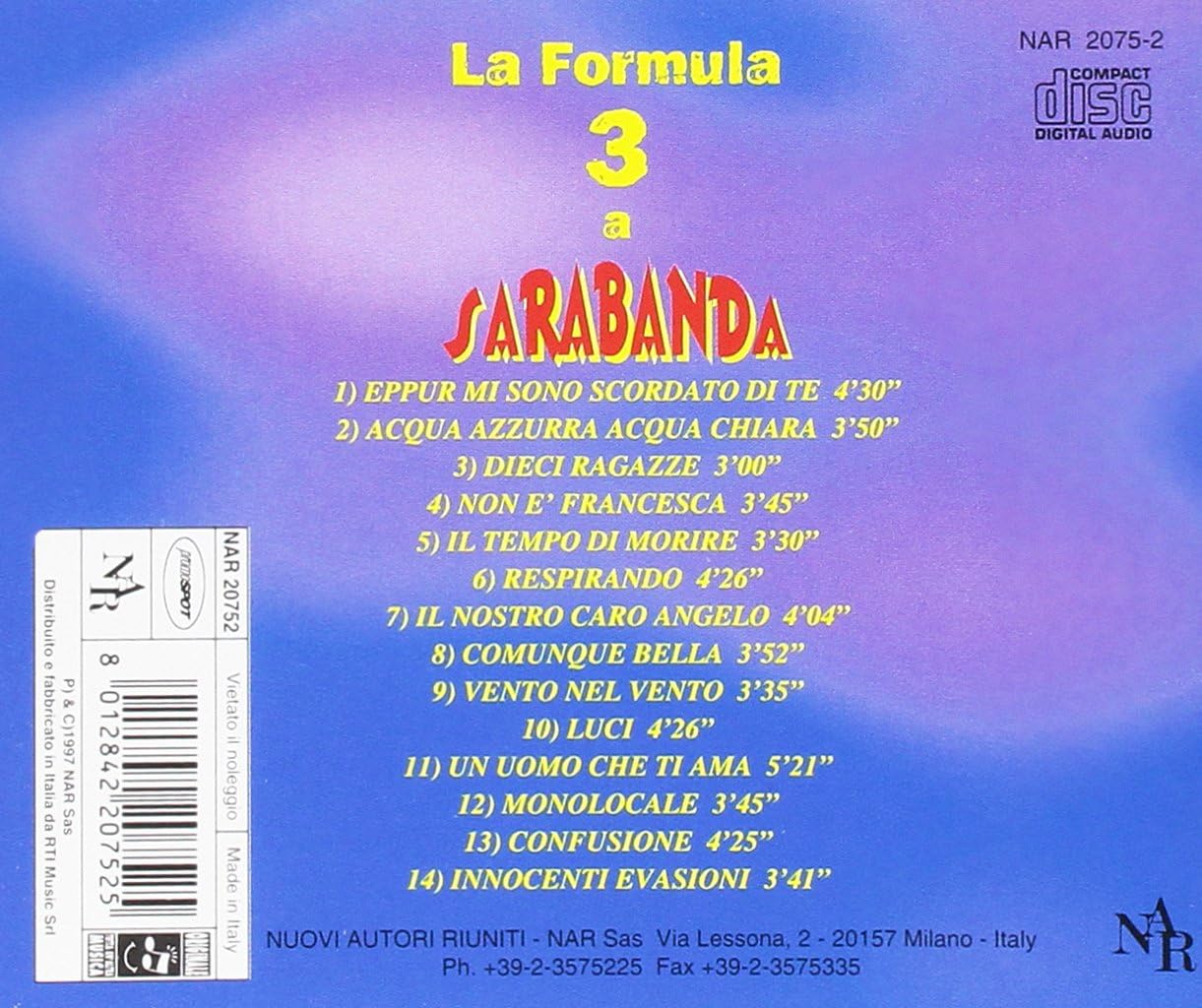 La Formula 3 A Sarabanda