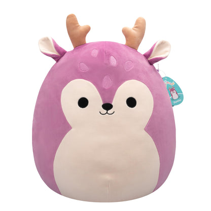 Squishmallows Pluschfigur Plum Fawn with White Bel