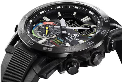 Casio Men Analogue-Digital Quartz Watch with Plastic Strap ECB-40MP-1AEF
