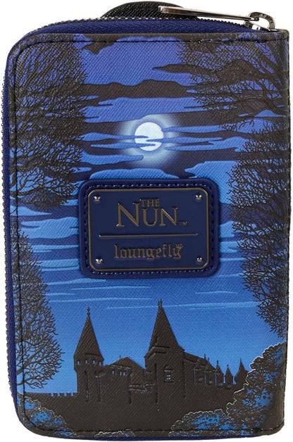Loungefly WB The Nun Cosplay Zip Around Wallet, Black, M, Wallets