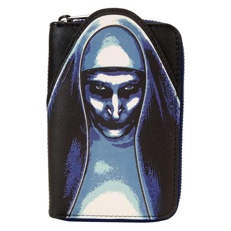 Loungefly WB The Nun Cosplay Zip Around Wallet, Black, M, Wallets