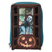 Loungefly Halloween Michael Myers Pumpkin Glow Accordion Zip Around Wallet, Black, Accordian Wallet