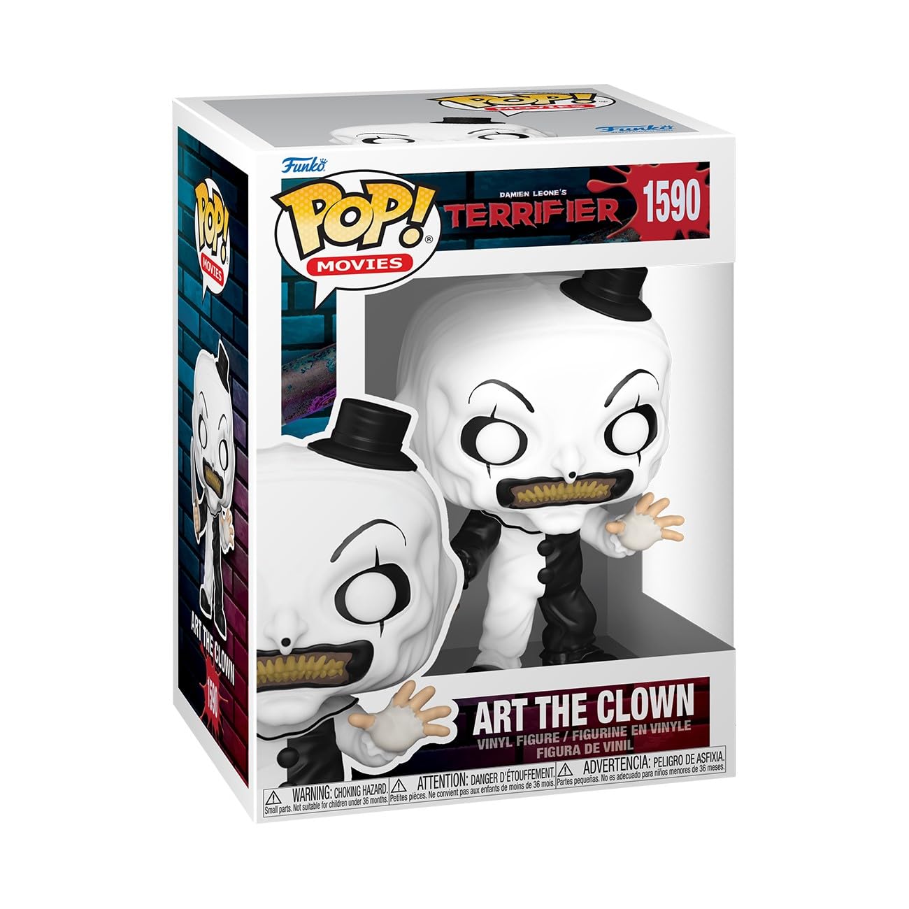 Funko Pop! Movies: Terrifier - Art the Clown - Collectable Vinyl Figure - Gift Idea - Official Merchandise - Toys for Kids & Adults - Movies Fans - Model Figure for Collectors and Display