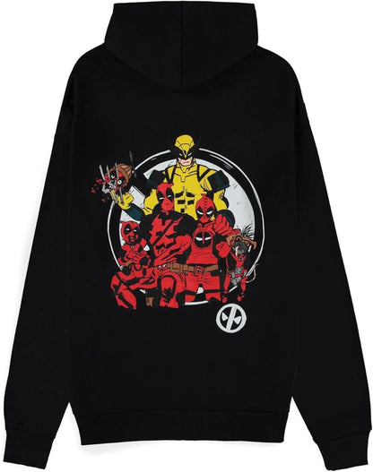 Deadpool - Family Portrait - Men's Zipper Hoodie L Black