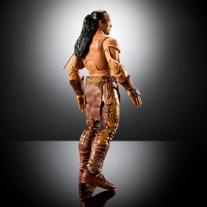 Mattel WWE Elite Action Figure & Accessories, 6-inch Collectible The Rock as the Scorpion King with 25 Articulation Points & Swappable Hands, HTX24