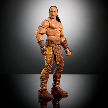 Mattel WWE Elite Action Figure & Accessories, 6-inch Collectible The Rock as the Scorpion King with 25 Articulation Points & Swappable Hands, HTX24