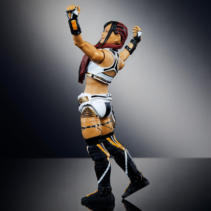 Mattel WWE Elite Action Figure & Accessories, 6-inch Collectible Iyo Sky with 25 Articulation Points, Life-Like Look & Swappable Hands, HTX23